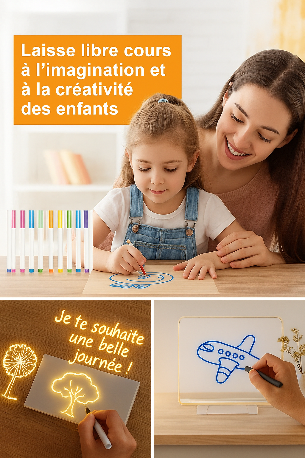 CapiMagicBoard- led Ardoise Magique