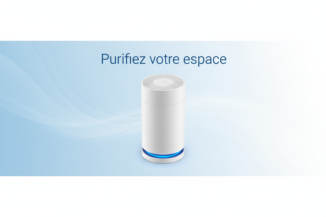 Bannière Purificateur d'air - Purifiez votre espace